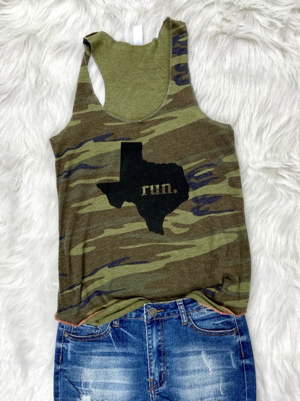 Run Texas Women's Alternative Brand Graphic Tank
